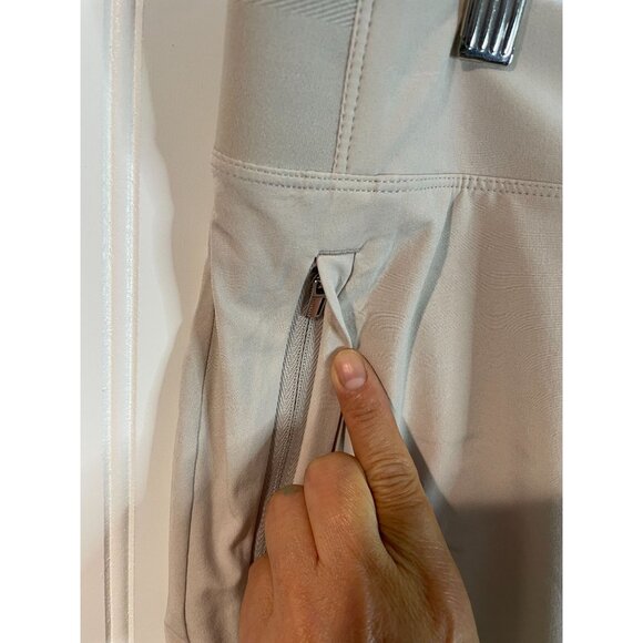 Athleta Beige Skirt With Zippered Pockets Size 16 - Picture 3 of 12